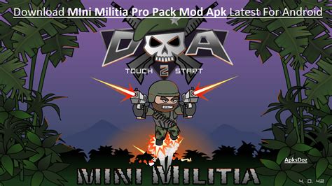 mini militia unlimited ammo and nitro download v4.2.8 apk|Mini Militia Pro Pack Mod APK Free Download (v5.3.7).